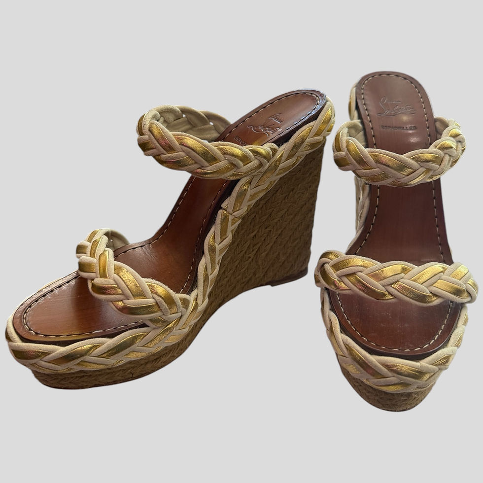 Thumbnail: Louboutin Espadrille Wedge
