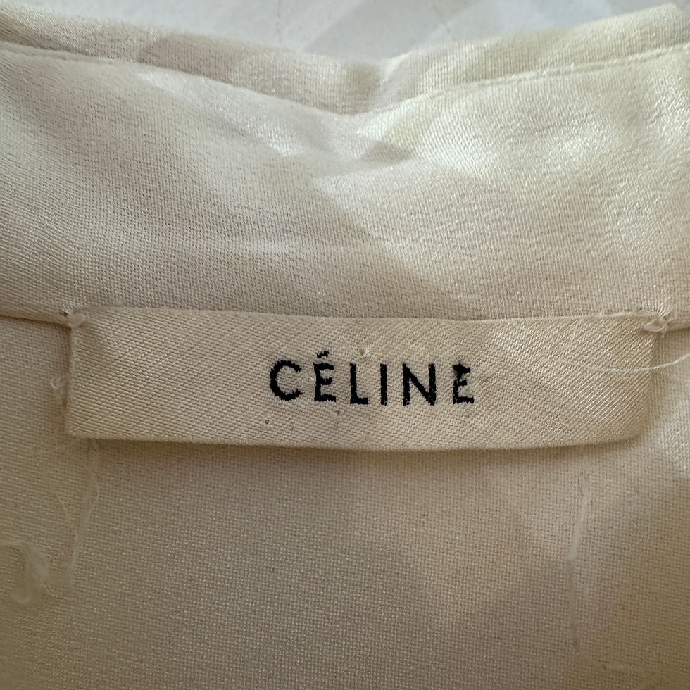 Céline Bicolor Silk Dress