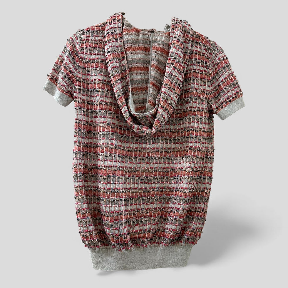 Thumbnail: Chanel Pink Tweed Sweater