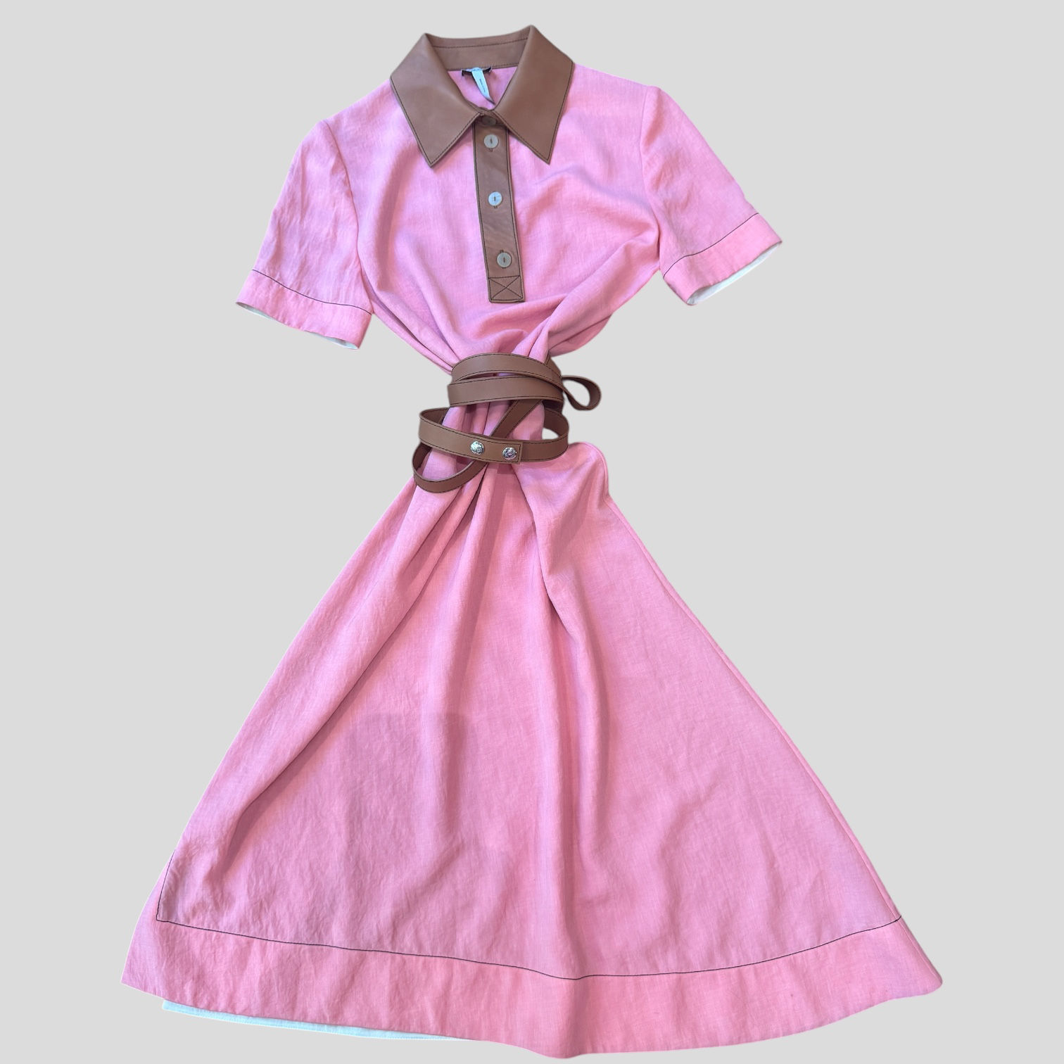 Loewe Pink Destructured Dress