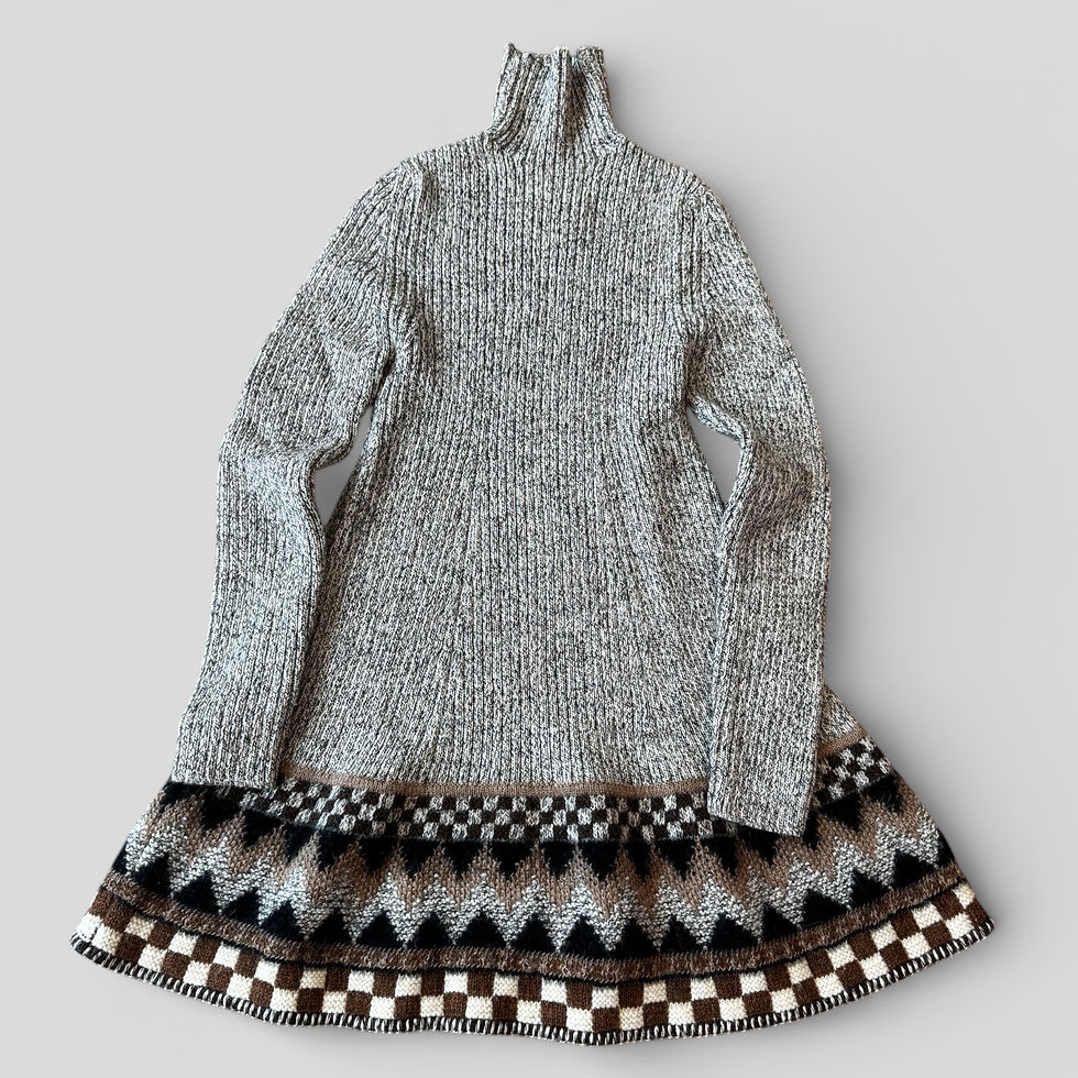 Jean Paul Gaultier Wool Dress FW 98 99