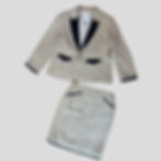 Chanel Tweed Skirt & Jacket Tailor Set