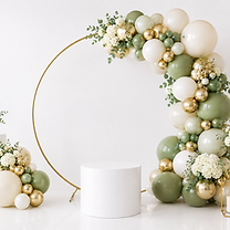 sage-green-cream-gold-balloon-hoop-backdrop-peterborough