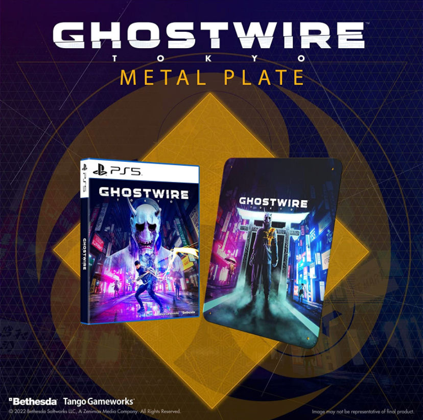 Jeu Ghostwire Tokyo Édition Metal Plate sur Playstation 5 (PS5)