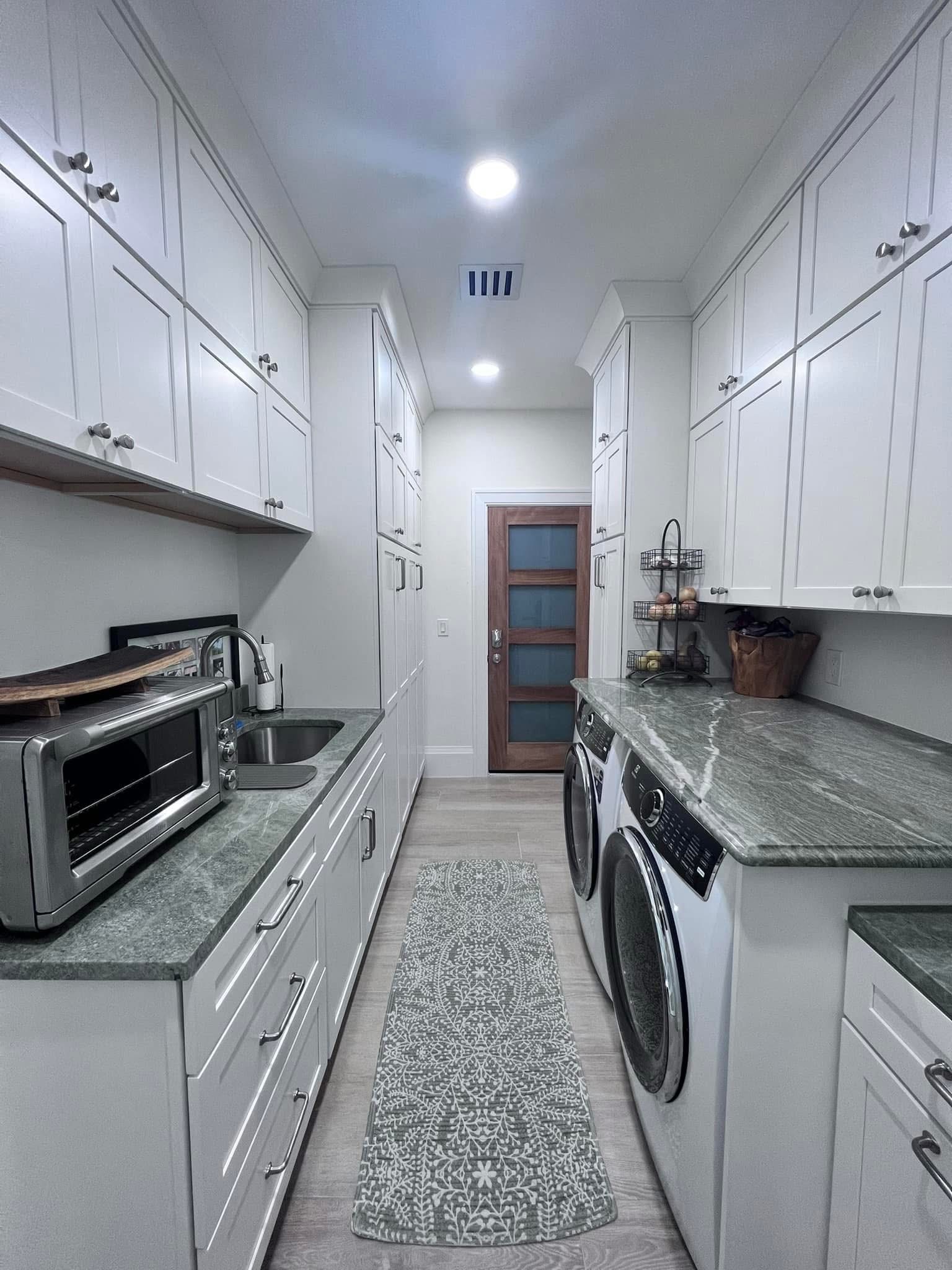 Laundry room, Naples area home by Coastal Custom Homes SWFL