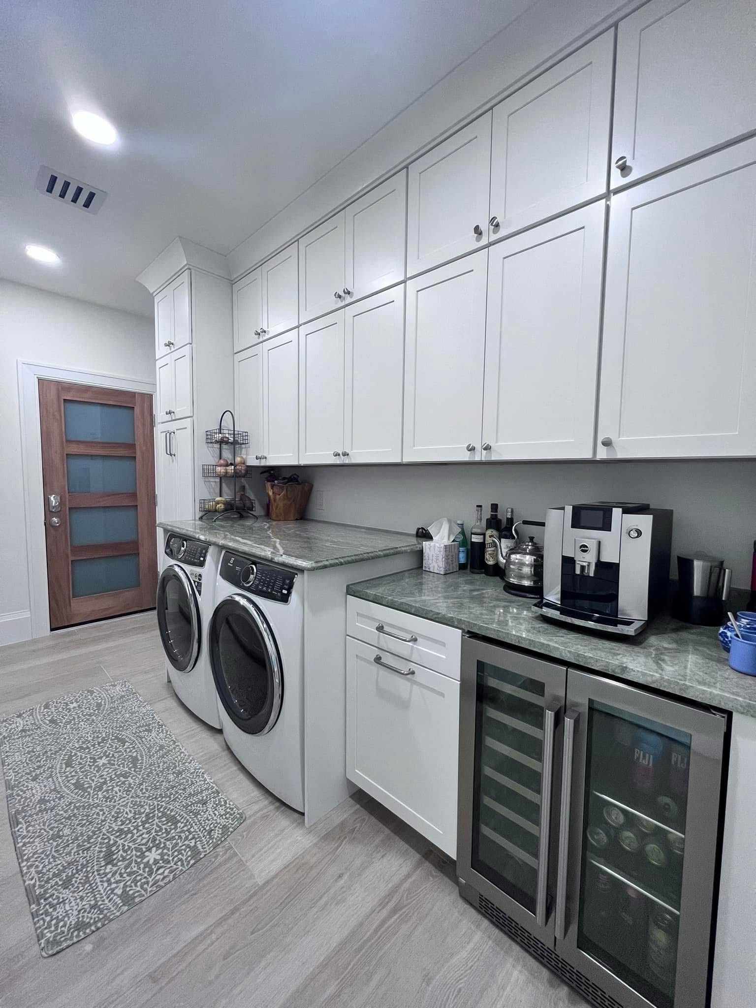 Laundry room, Naples area home by Coastal Custom Homes SWFL