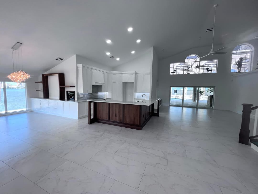 Renovated kitchen, Naples area home by Coastal Custom Homes SWFL