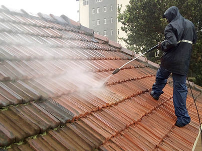 What is the safest way to clean roof?