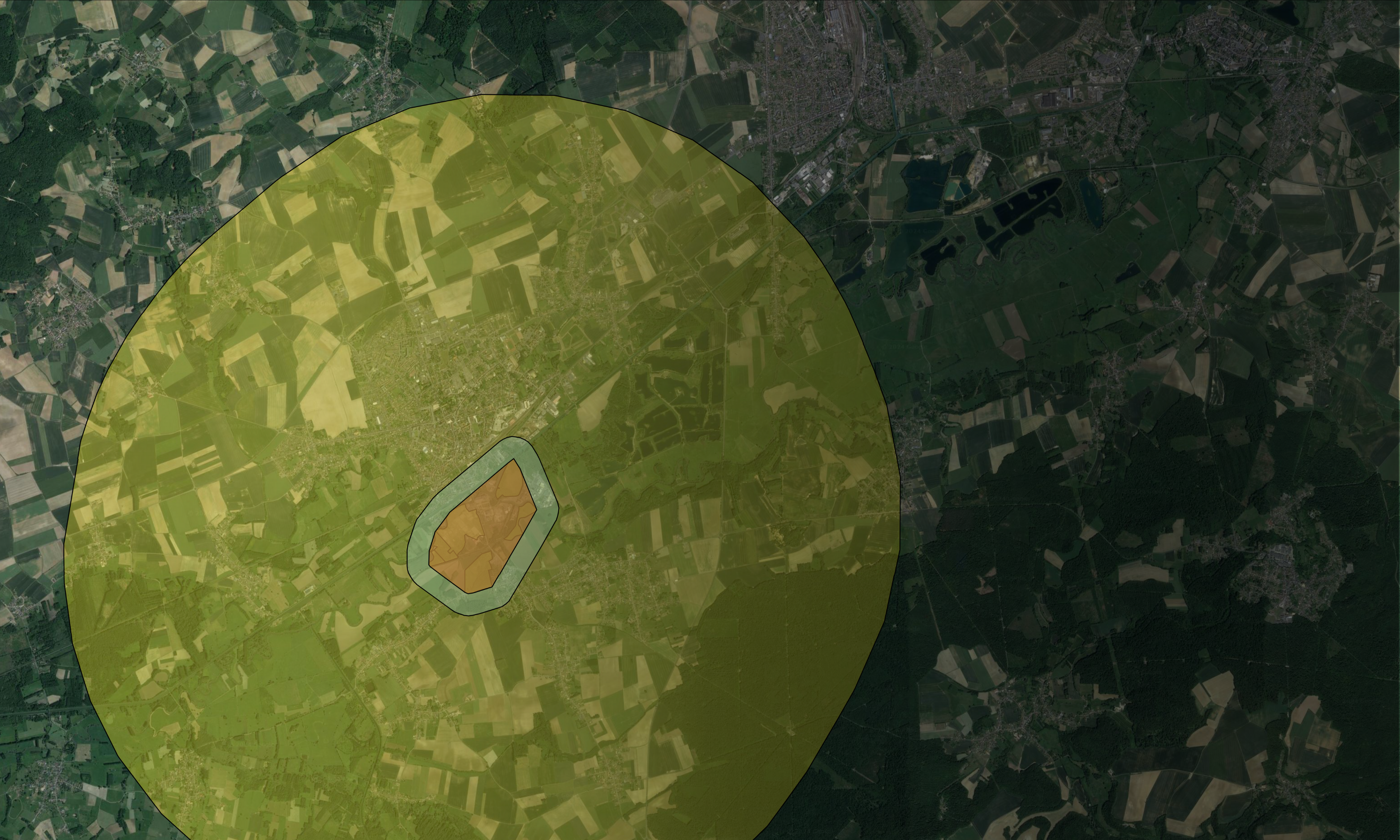 GP-PREDIAG map of a site’s habitats and sensitive areas