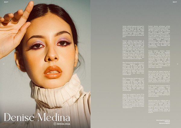Perazim Magazine Interview for Los Angeles makeup artist and Orange County makeup artist