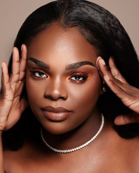 editorial makeup done by Los Angeles makeup artist