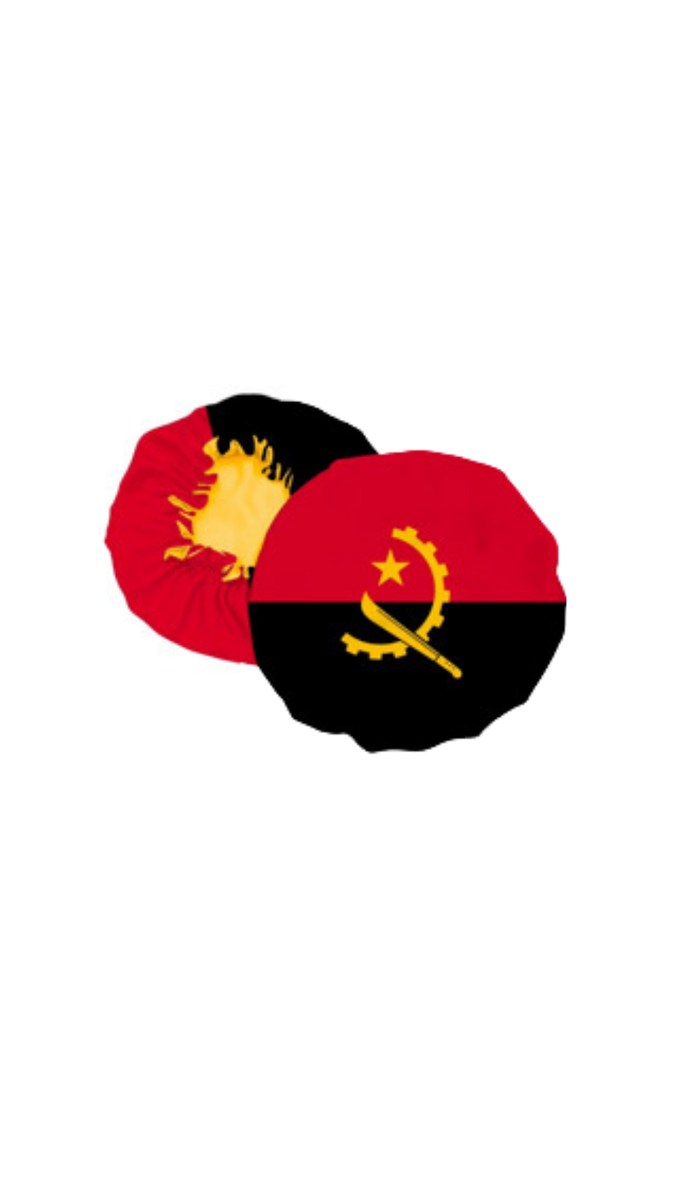 Satijnen Bonnet Angola