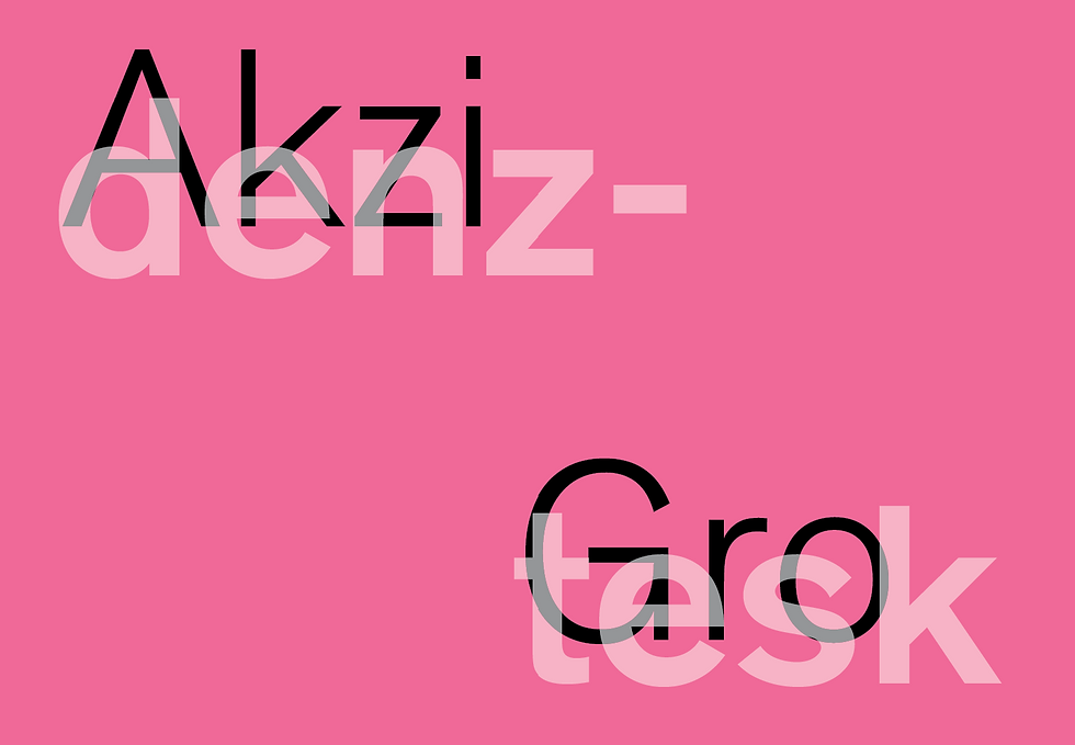 Akzidenz Grotesk