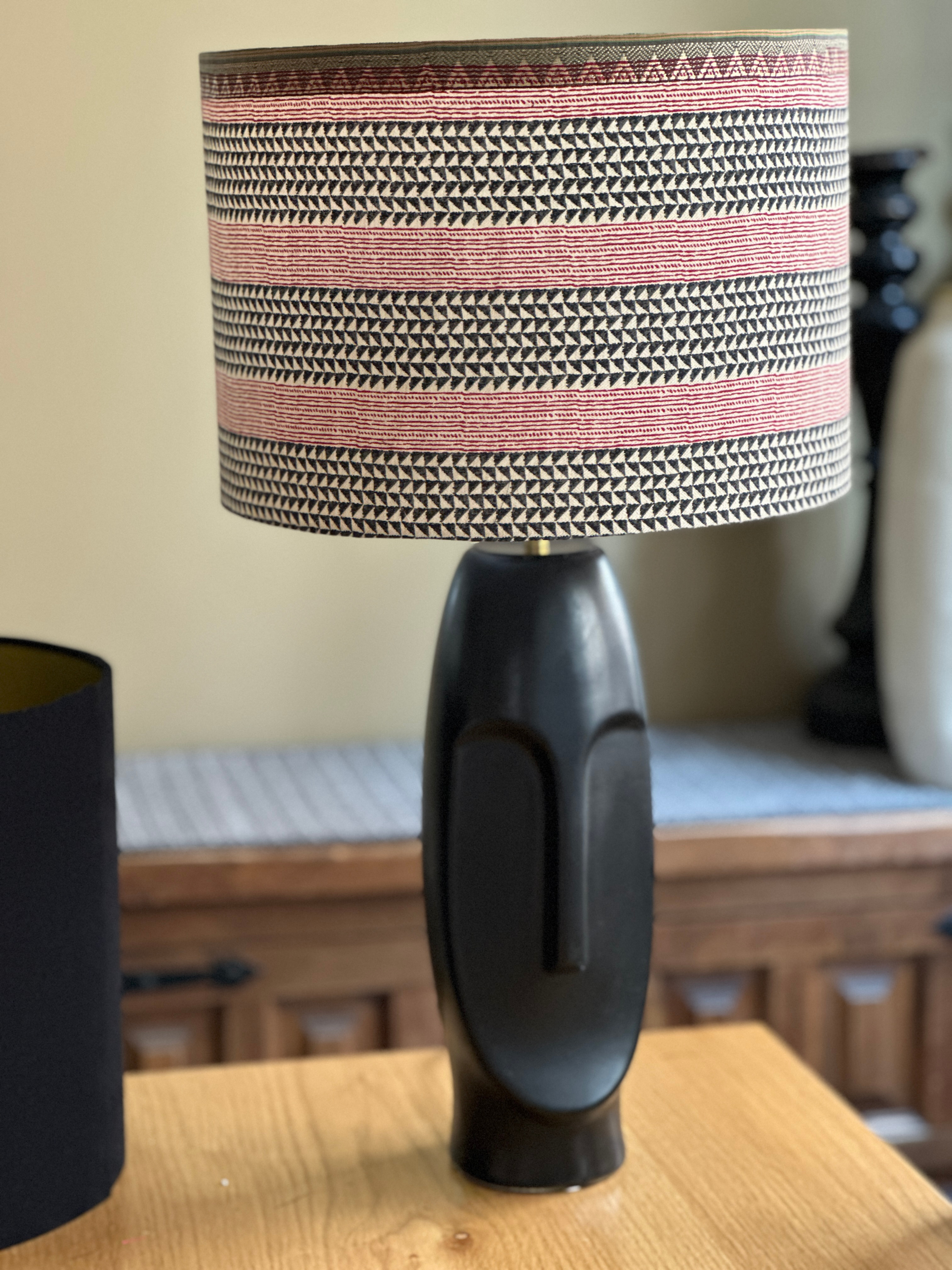 Black Tribal Lamp
