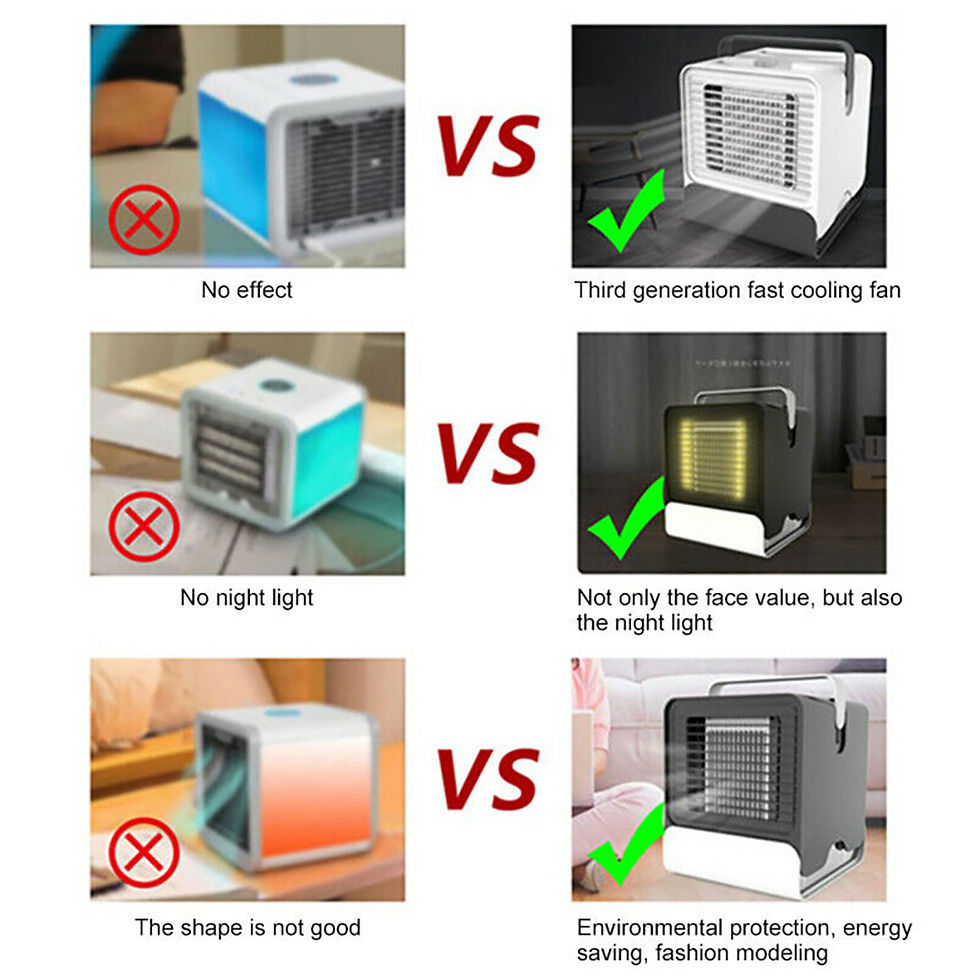 Thumbnail: USB Mini Negative Ion Cool Fan Air Conditioner