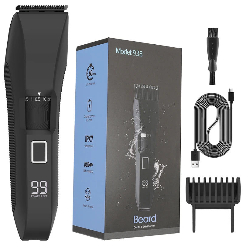 Thumbnail: Men's Electric Groin Hair Trimmer Pubic Hair Trimmer Body Grooming