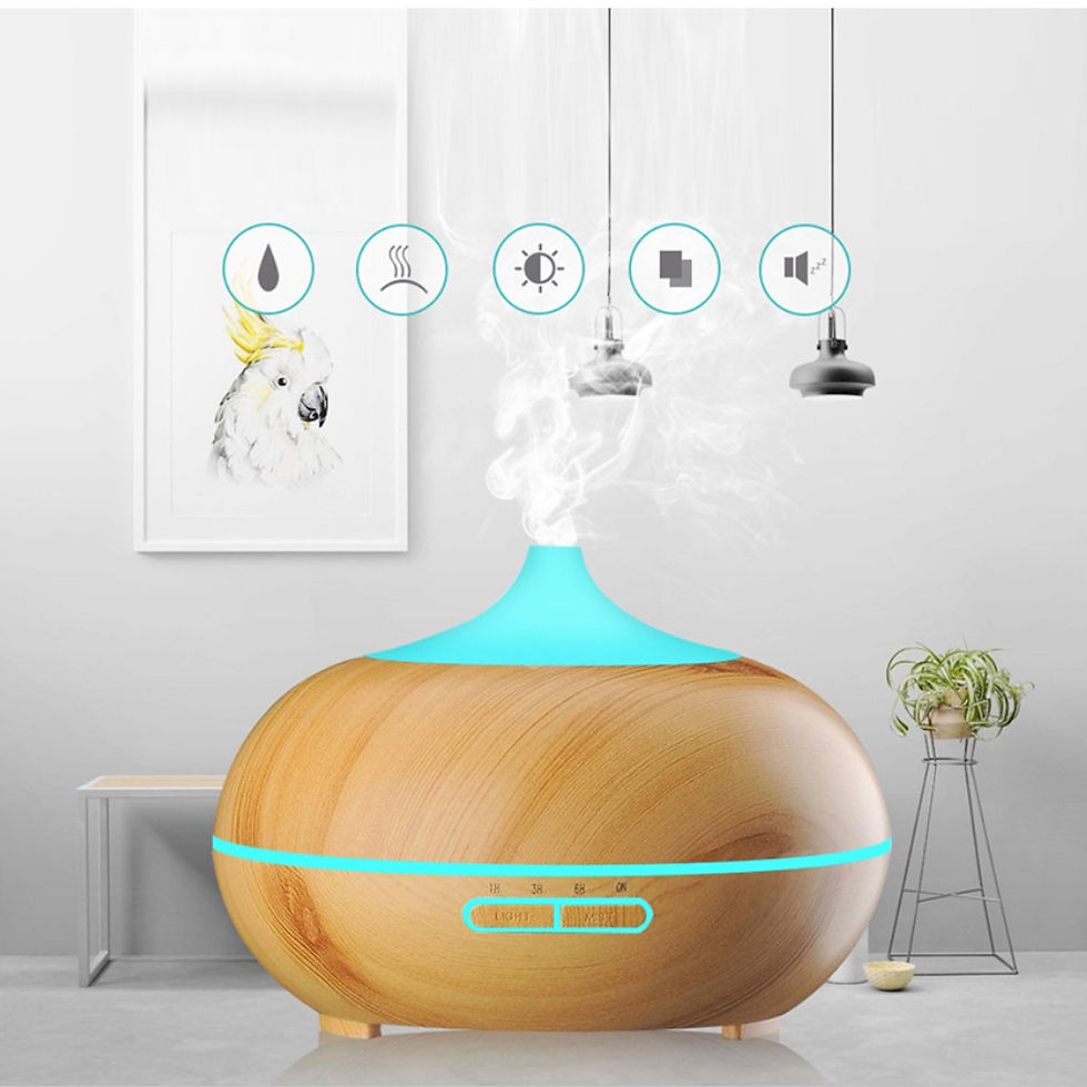 Thumbnail: Mistyrious Essential Oil Humidifier Natural Oak Design With Easy