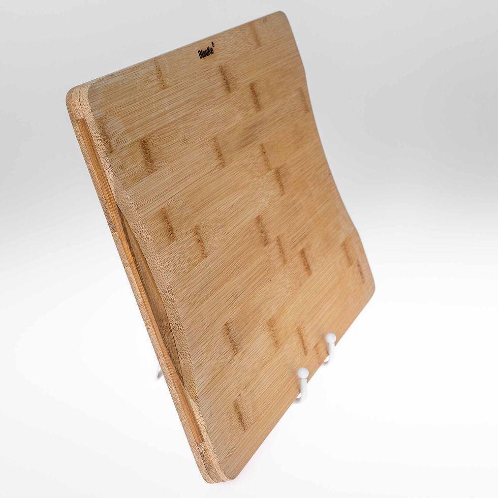 Thumbnail: Wood Cutting Board for Kitchen 15x10 inch - Wooden Serving Tray -