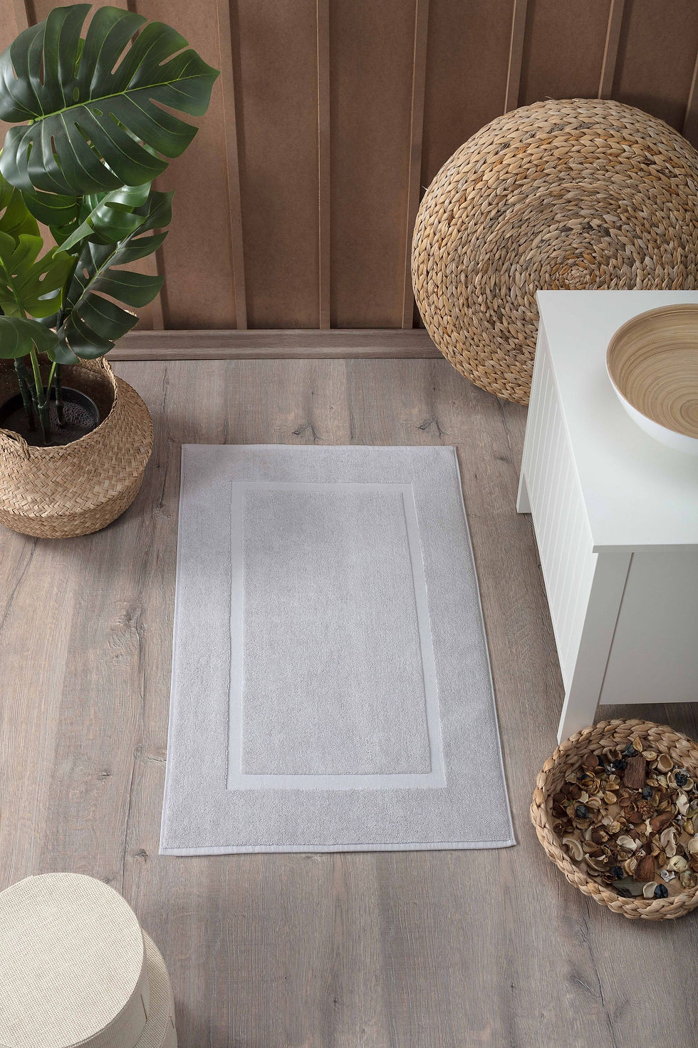 Thumbnail: Turkish Cotton Bath Mat - 2Pack
