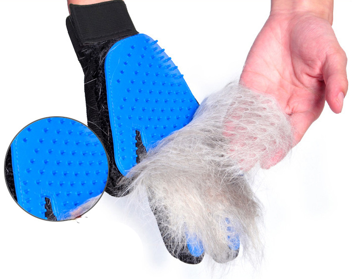Thumbnail: Pet Hair Remover Gloves Pet Grooming Brush Gloves