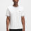 Miniature : Homme portant un t-shirt blanc avec texte Polo Slim en coton mercerisé Boutique Karsenty