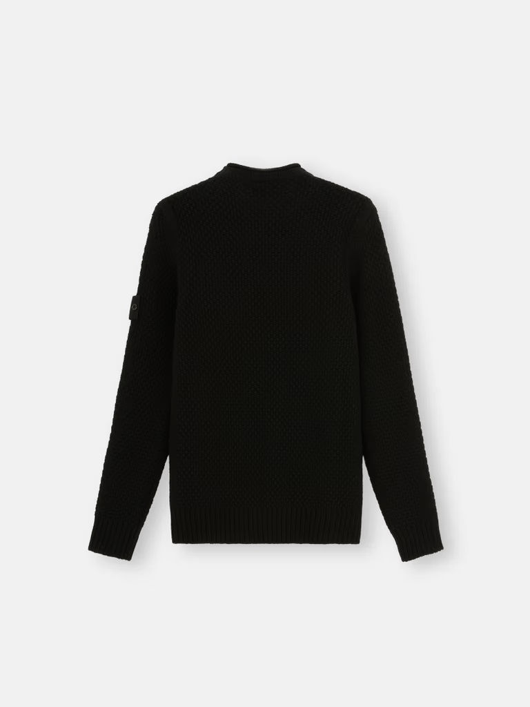 Miniature : Pull noir Stone Island pour homme. Boutique Karsenty propose des vêtements.