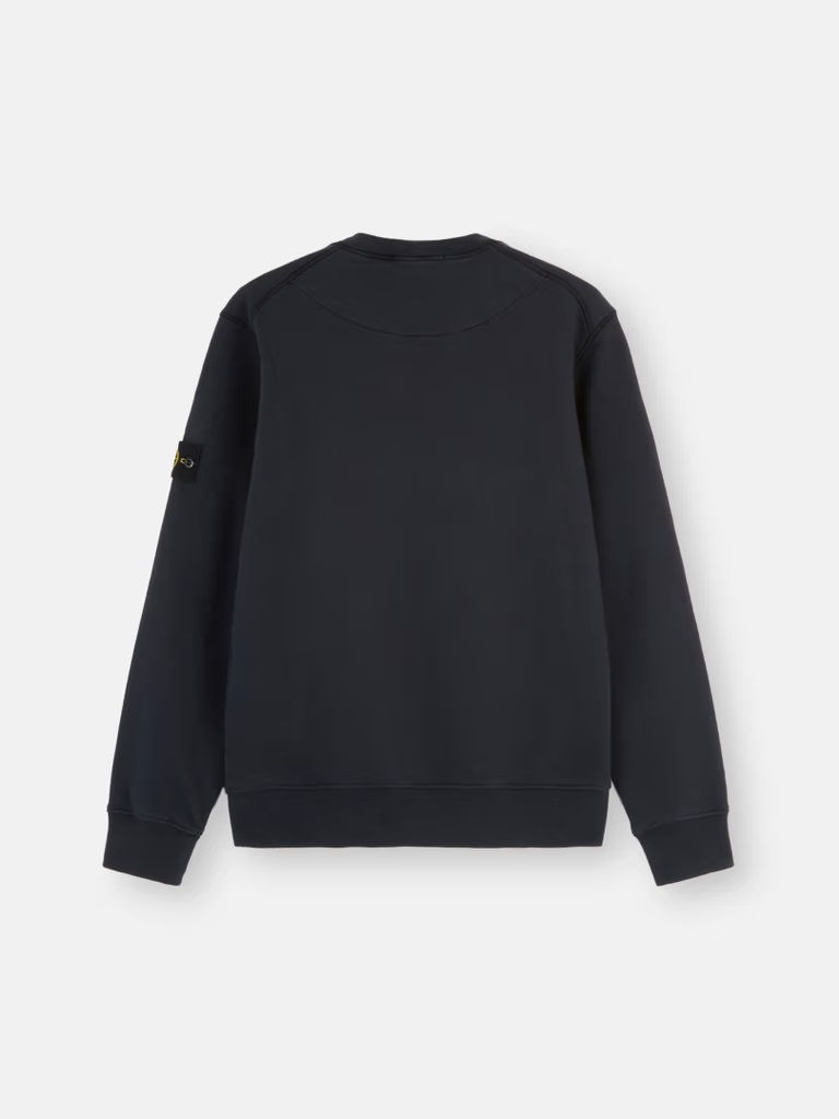 Miniature : Sweatshirt noir, Diagonal Raised Fleece Crewneck Lens Sweatshirt, détail de la manche.