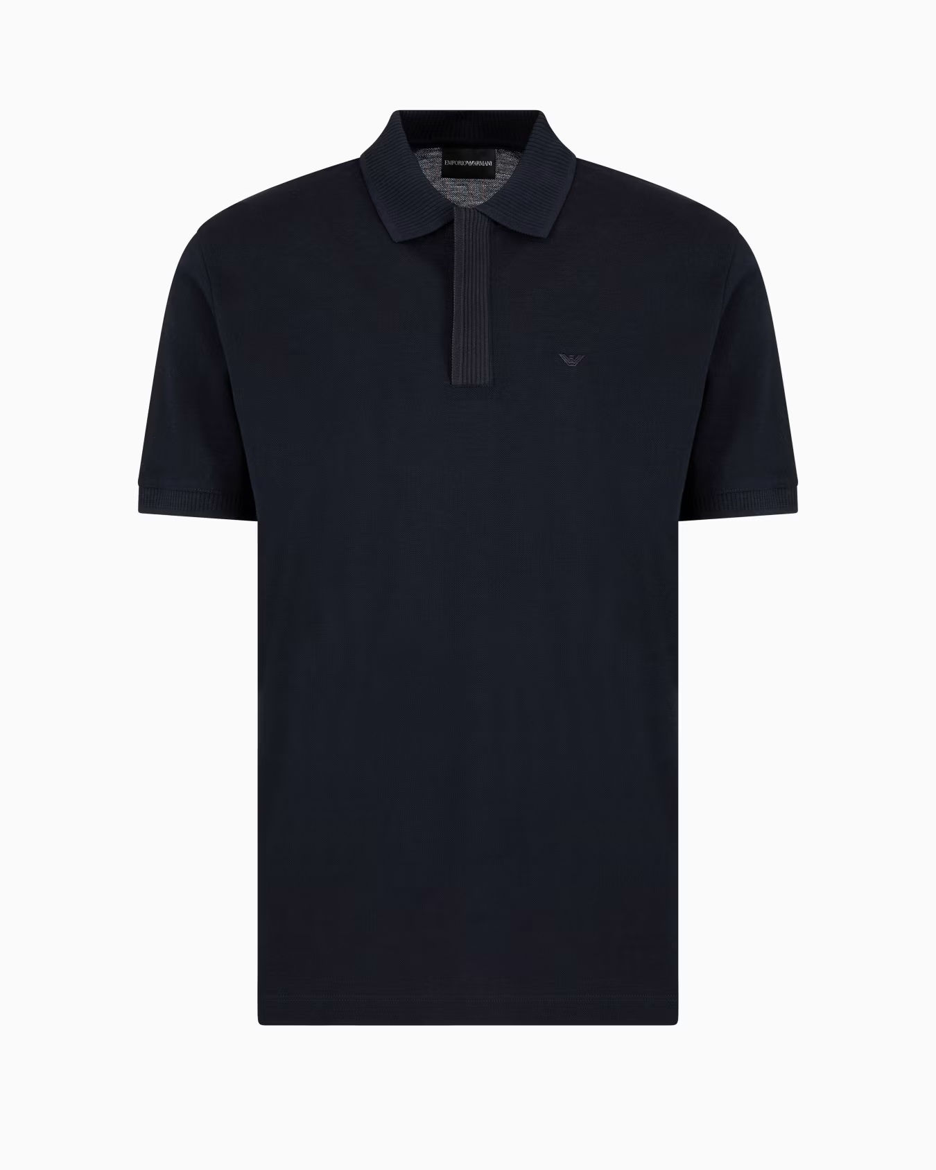 Polo shirt. Noir polo shirt. Boutique Karsenty. Casual wear for men.