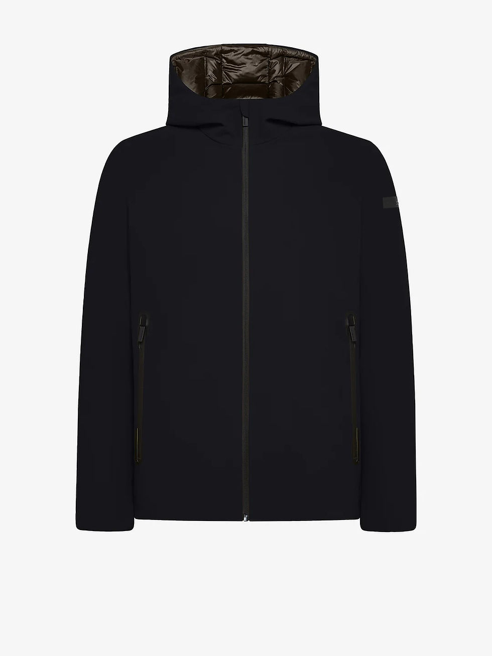 Veste noire D.D. Shell Hooded Down Puffer Jacket présentée à la boutique Karsenty.