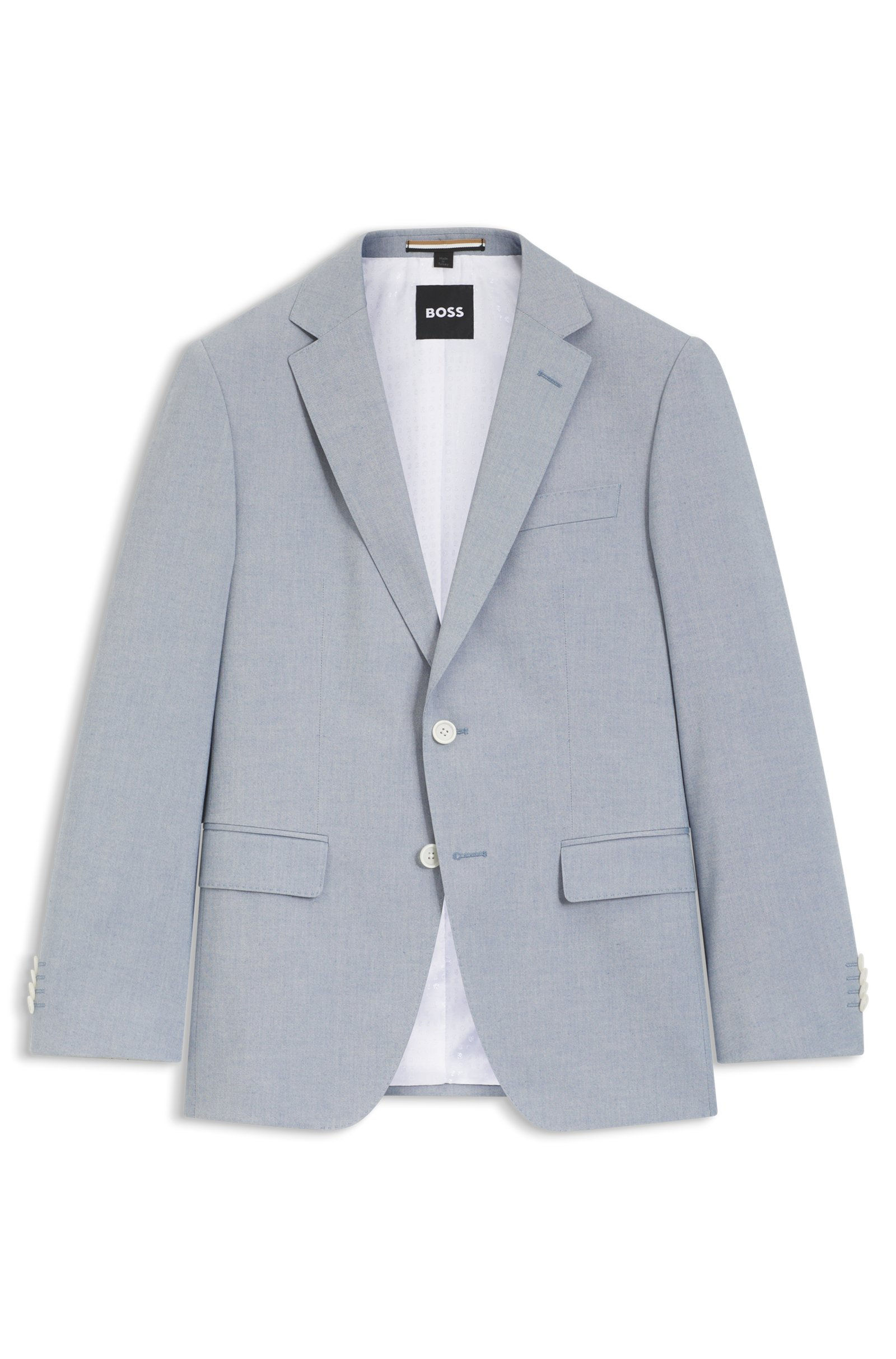 Veste Slim Fit en Coton Stretch