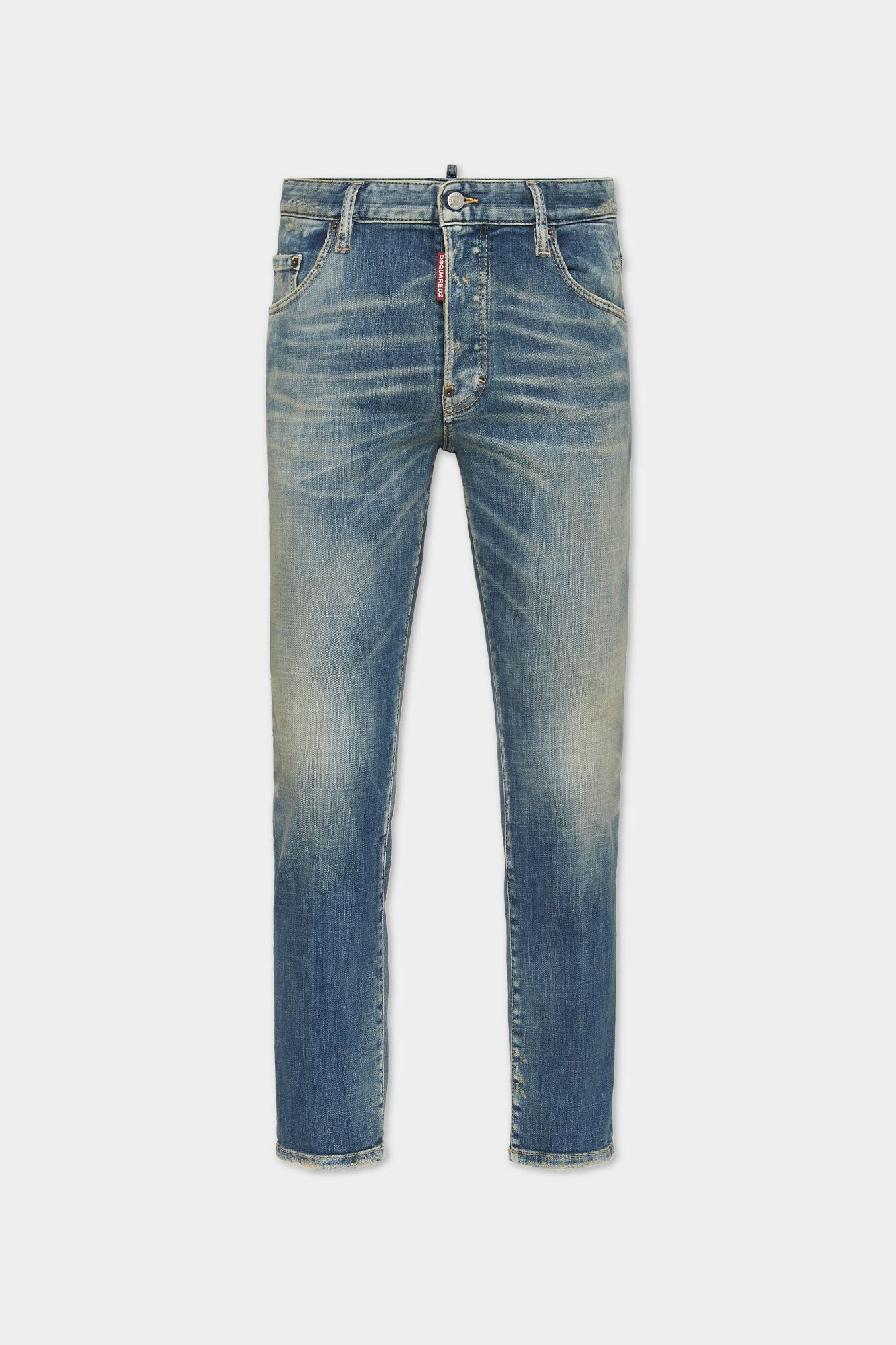 Medium Sandy Wash Skater Jeans