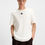 Miniature : Homme portant un t-shirt blanc avec un badge ; 2100039 60/2 COTTON JERSEY.