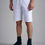 Miniature : Homme portant un short blanc. 90830 LINO NYLON TELA-TC, mode décontractée. Boutique Karsenty.