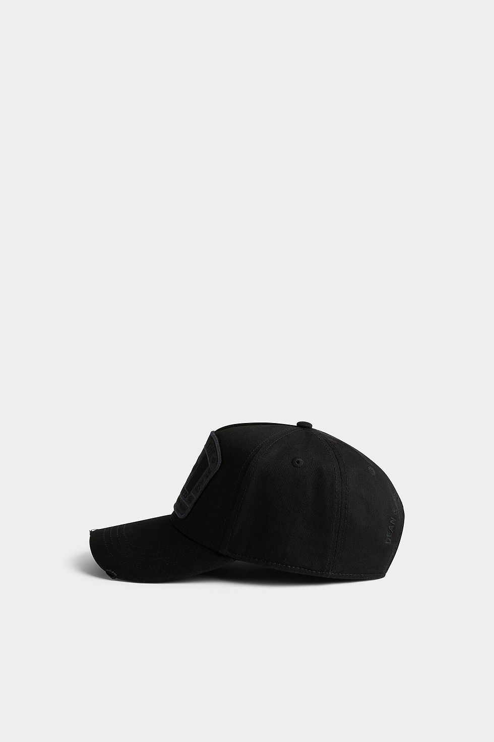 Miniature : Casquette noire sur fond blanc, Boutique Karsenty, 63051 COTTON FLEECE, pour hommes.