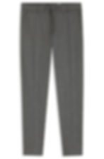 Pantalon de costume gris pour homme, vue de face simple et élégante.