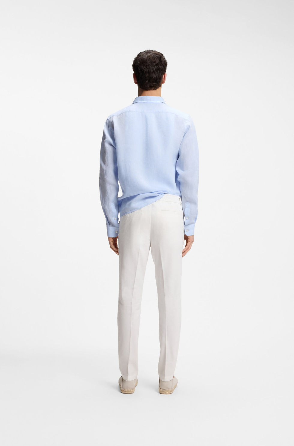 Miniature : Pantalon Modern Fit en lin mélangé
