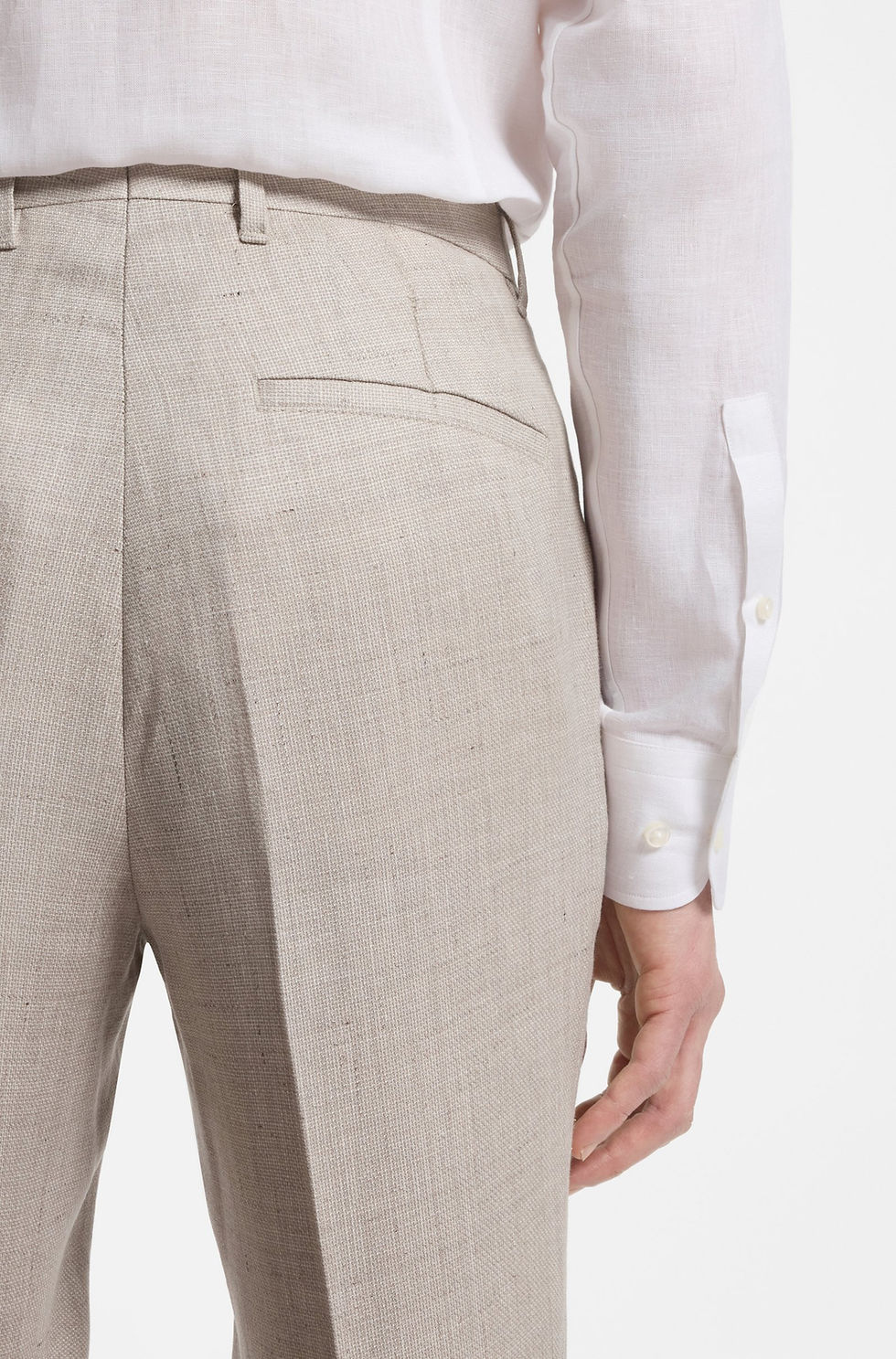 Miniature : Pantalon Slim Fit en mélange de lin