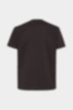 Vue arrière d'un tee-shirt noir. Gummy DSQ2 Cool Fit T-Shirt. Simple et élégant.