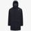 Miniature : Veste longue noire K-Way, avec capuche, vêtements d'extérieur. Boutique Karsenty.