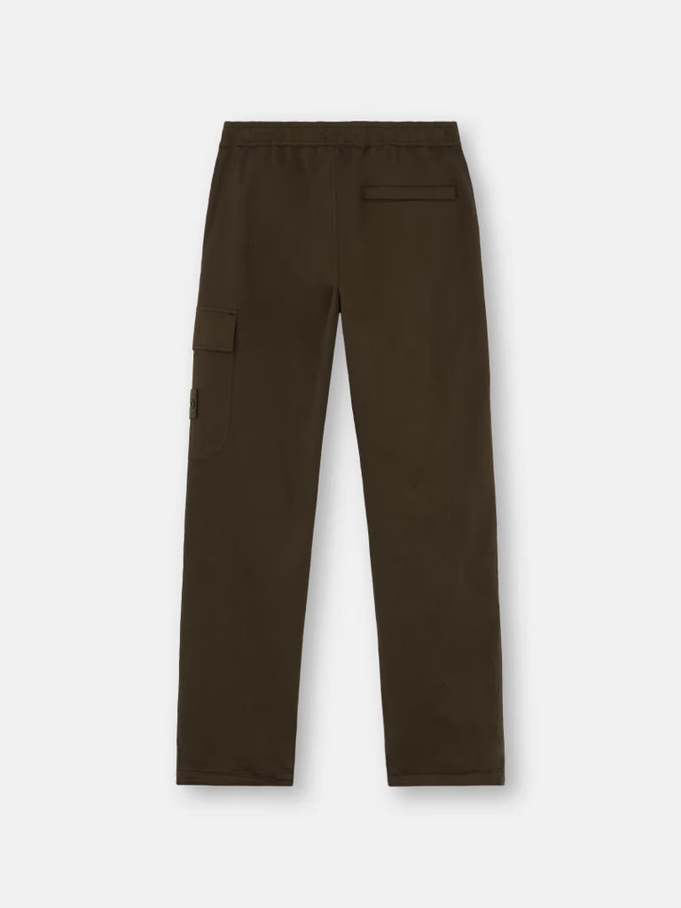Miniature : Pantalon cargo brun foncé, vue arrière sur fond blanc. Boutique Karsenty.