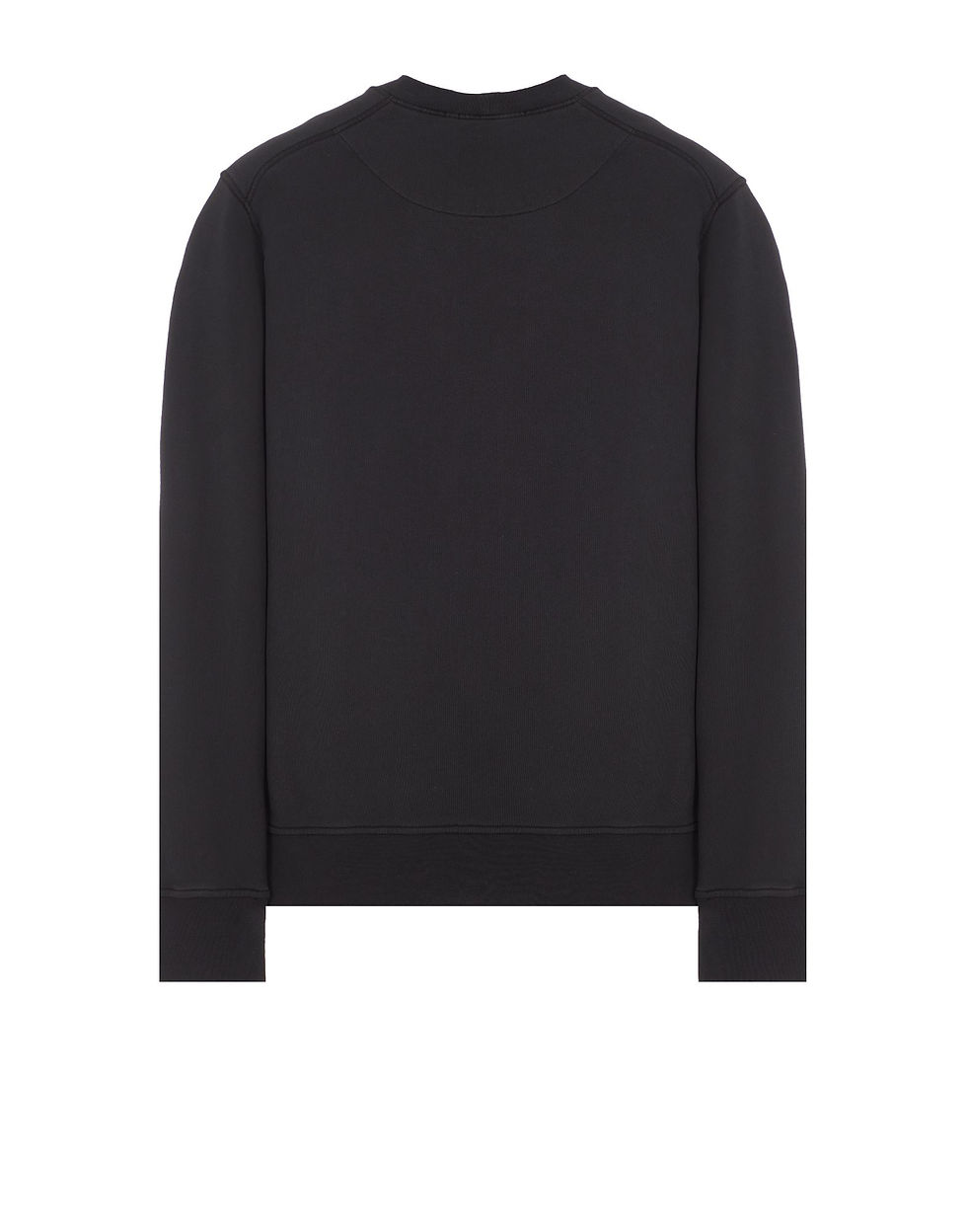 Sweat-shirt noir uni. 90830 LINO NYLON TELA-TC. Boutique Karsenty, pour mode homme.