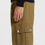 Miniature : Pantalon cargo vert olive avec poche et boutons, Boutique Karsenty.