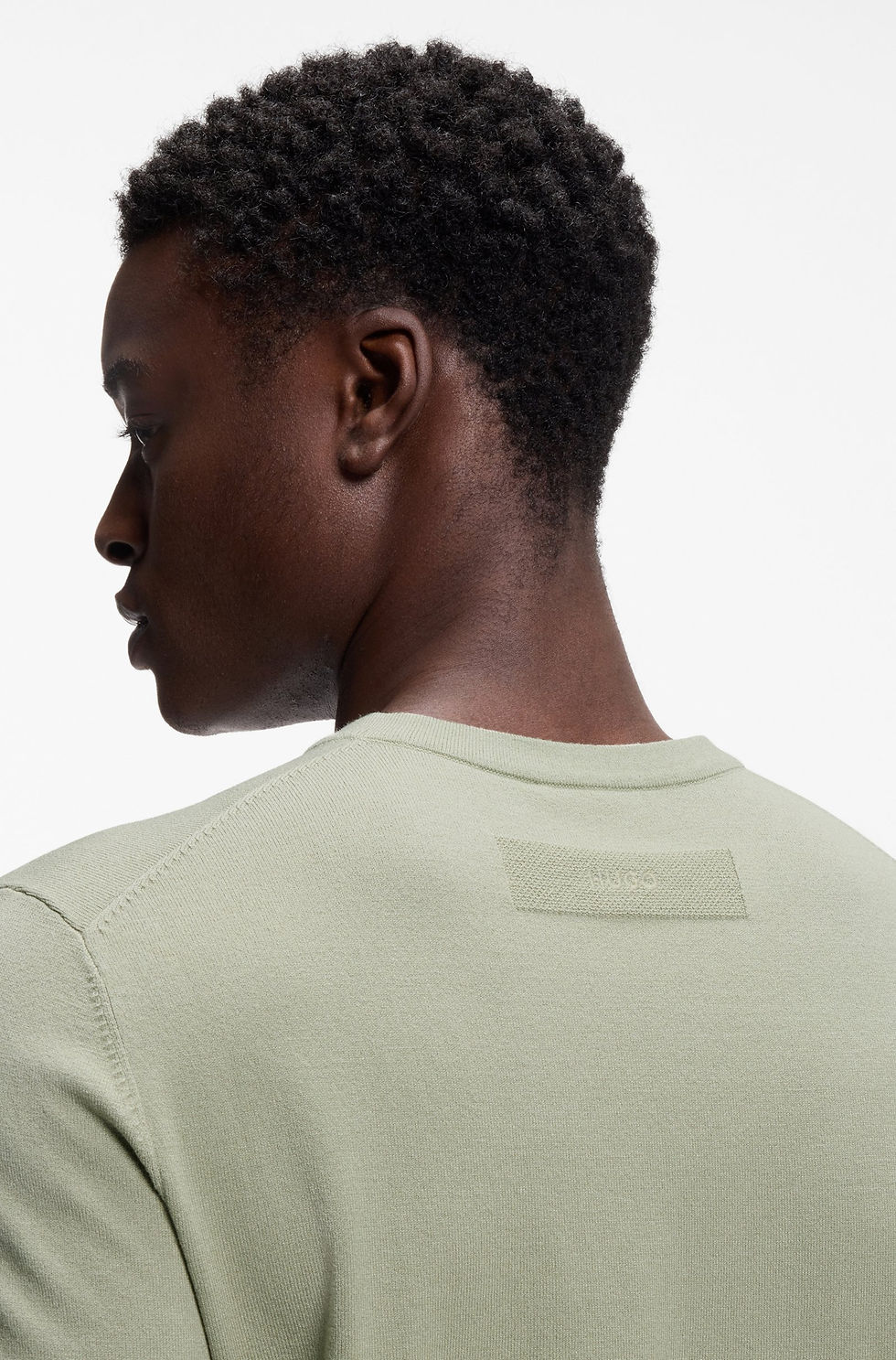 Miniature : Pull en maille Slim à manches courtes