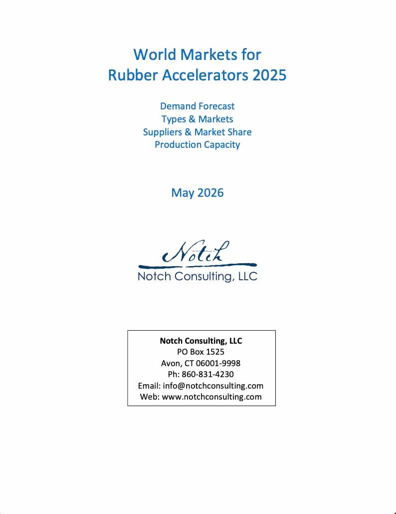 World Markets for Rubber Accelerators