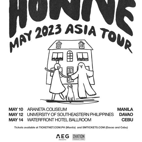 HONNE ANNOUNCE MAY 2023 ASIA TOUR 