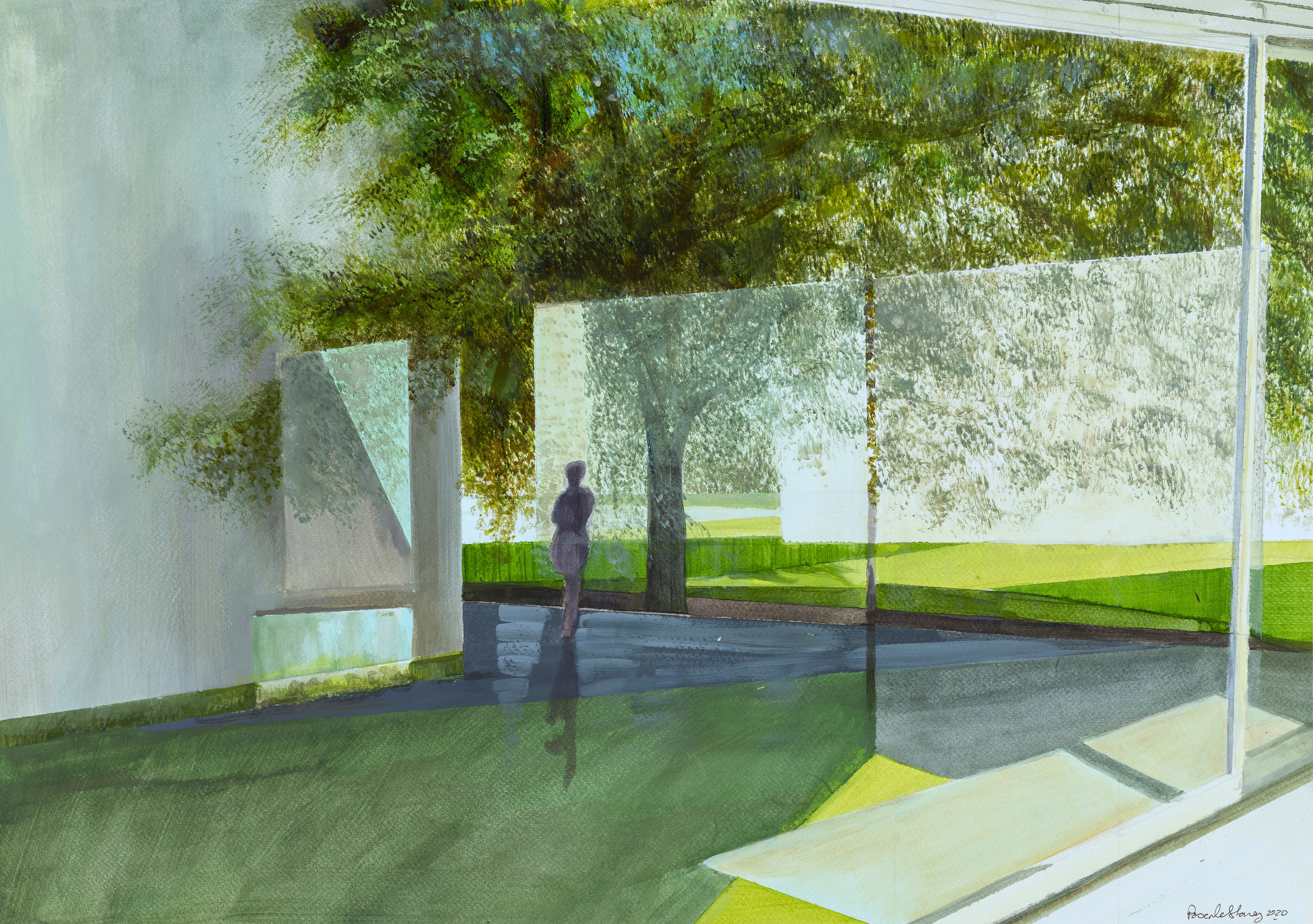 Reflection, Casa de Serralves, Porto by Pascale Stacey
