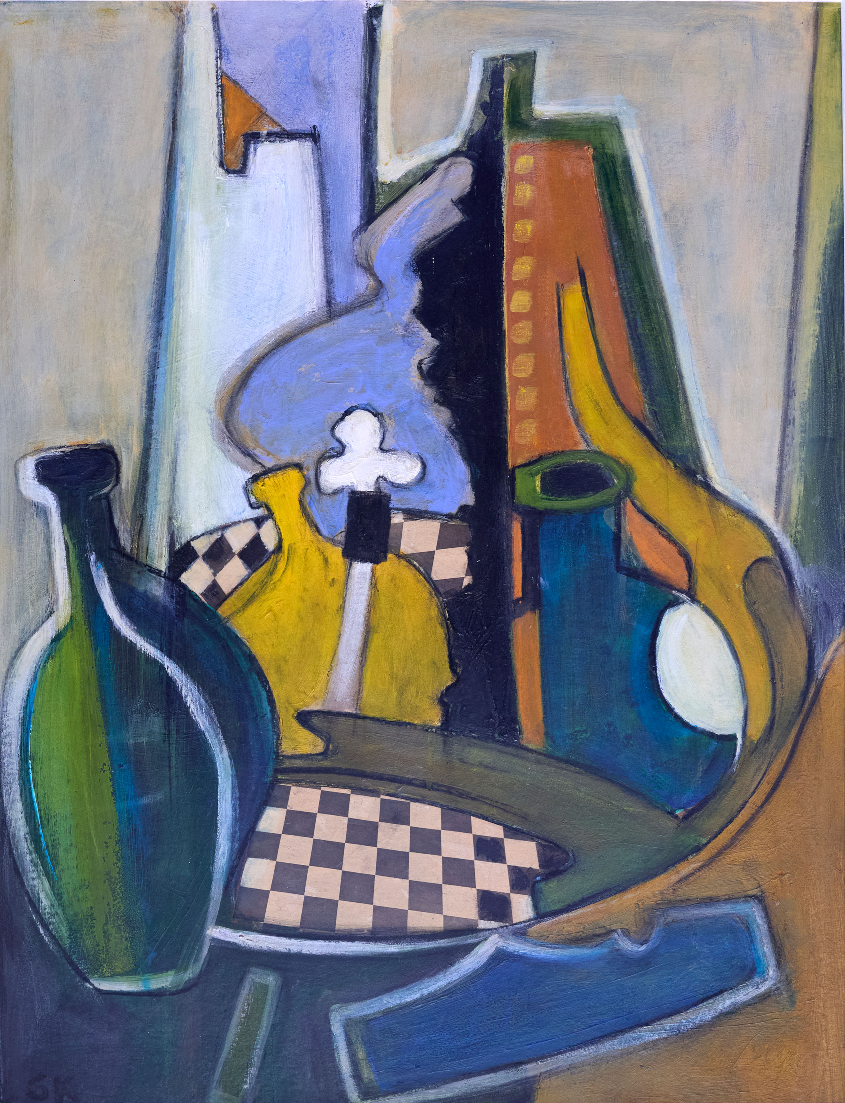 Homage to Braque by Susan Kirkman
