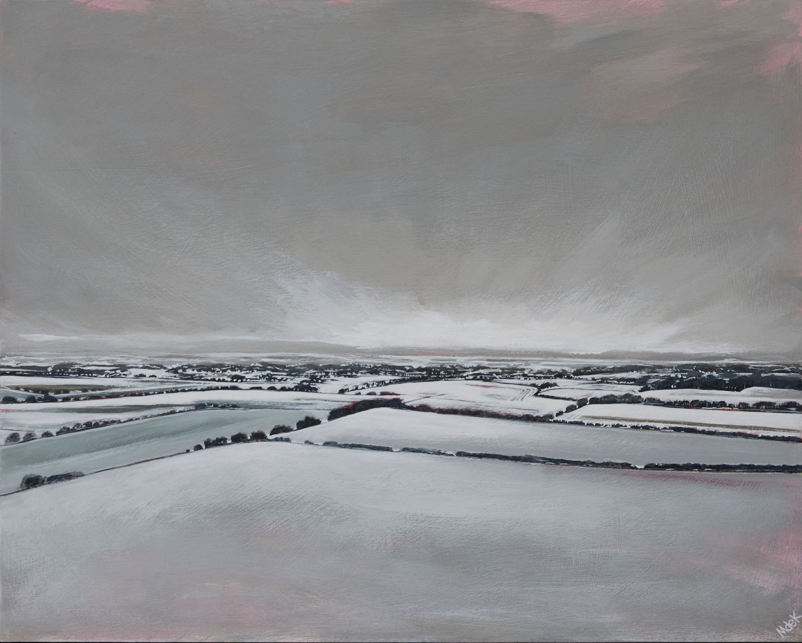 Winter in Pewsey by Mini de Kersaint