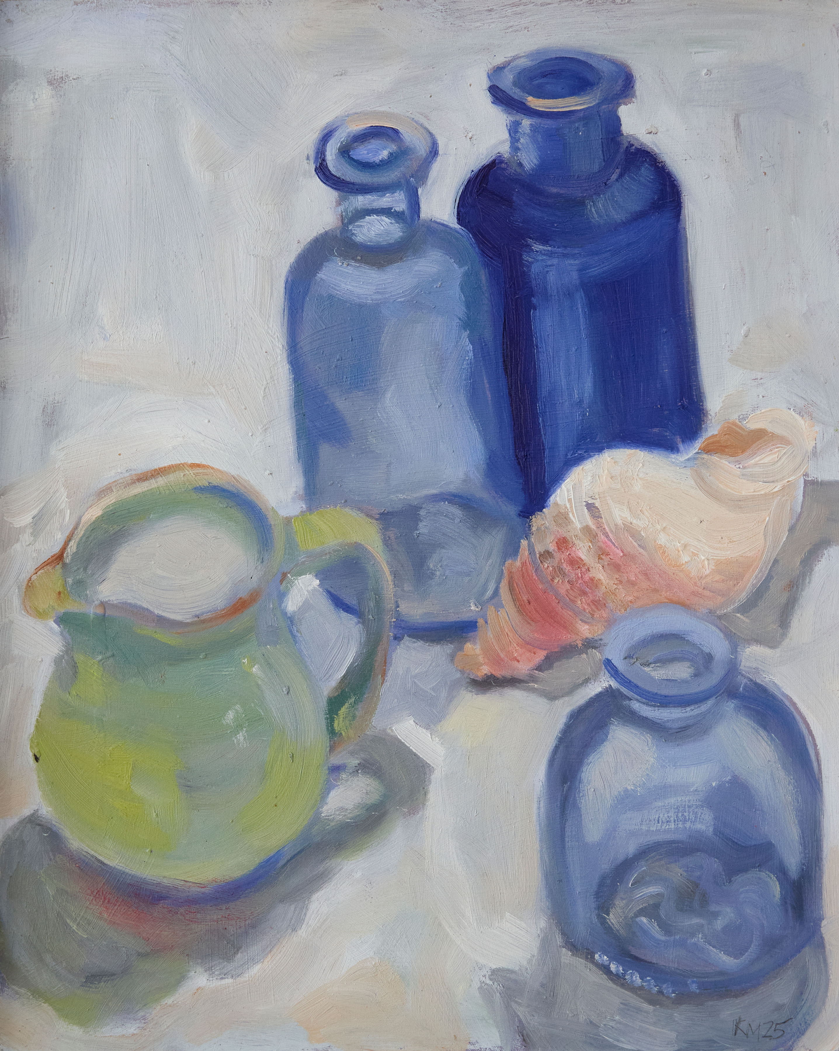 Blue and Green Variations, IV by Kate Measham