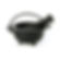 Cast Iron Cauldron 3"D w/ Cast Iron Pestle